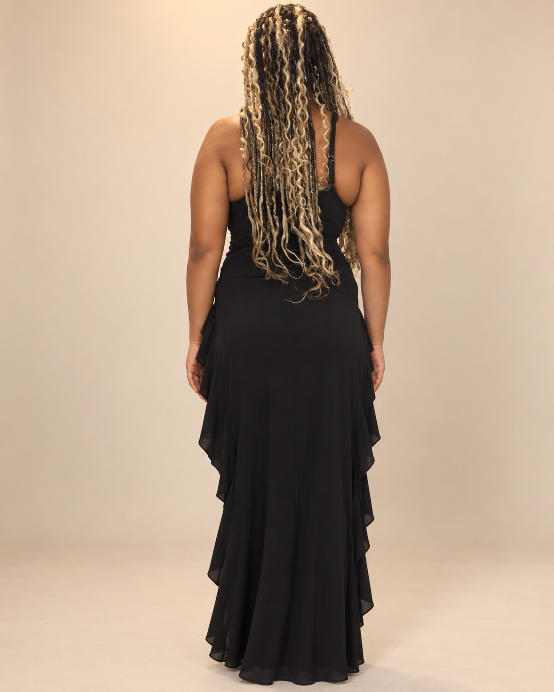 Midnight Lace Gown