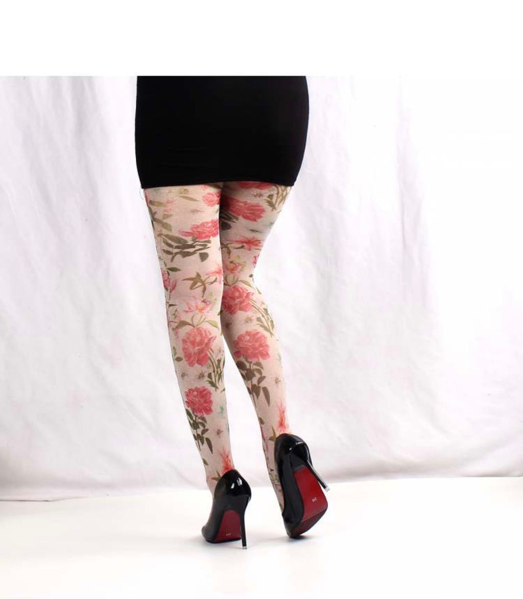 Rose Garden Sheer Tights
