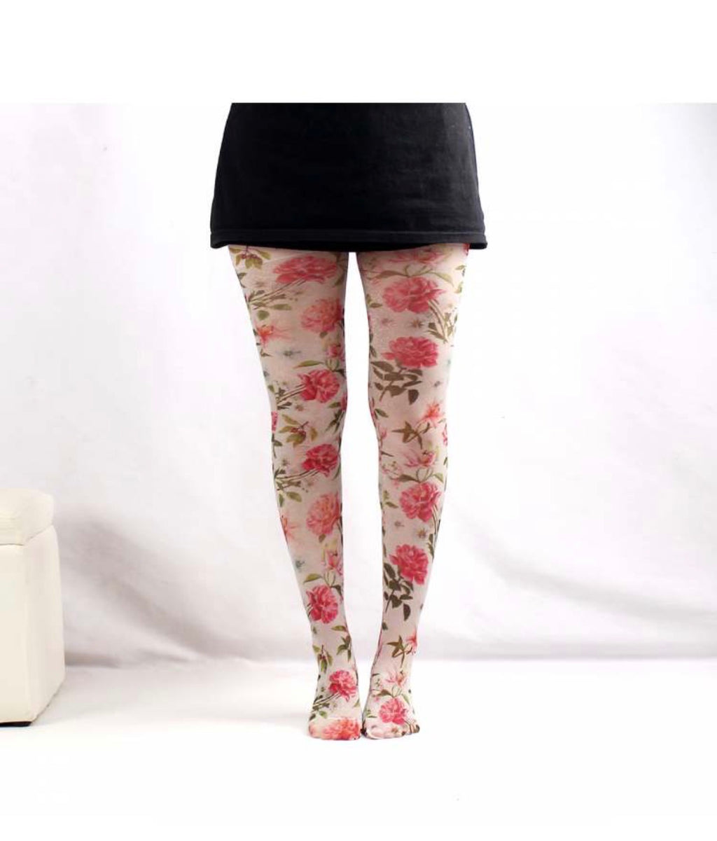 Rose Garden Sheer Tights